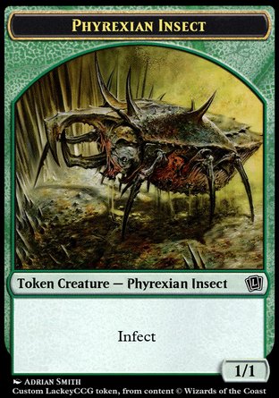 Phyrexian Insect (G 1/1 Infect)