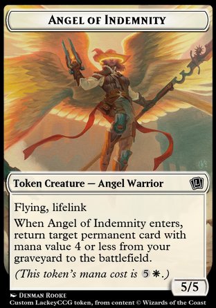 Angel of Indemnity (W 5/5 Flying, Lifelink)