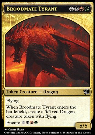 Broodmate Tyrant (BRG 5/5 Flying) (Copy)