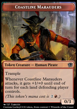 Coastline Marauders (R 0/3 Trample)