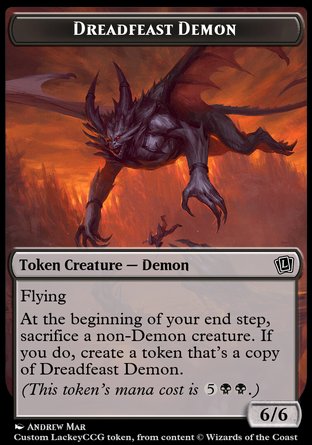 Dreadfeast Demon (B 6/6 Flying)