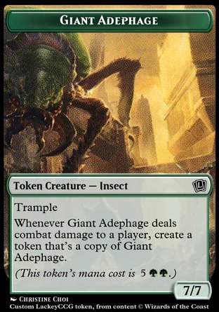 Giant Adephage (G 7/7 Trample)