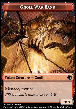 Gnoll War Band (R 5/5 Menace, Myriad)