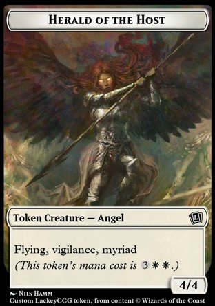 Herald of the Host (W 4/4 Flying, Vigilance, Myriad)